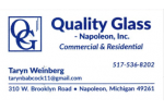 Logo for Quality Glass – Napoleon, Inc. Logo for Quality Glass – Napoleon, Inc.